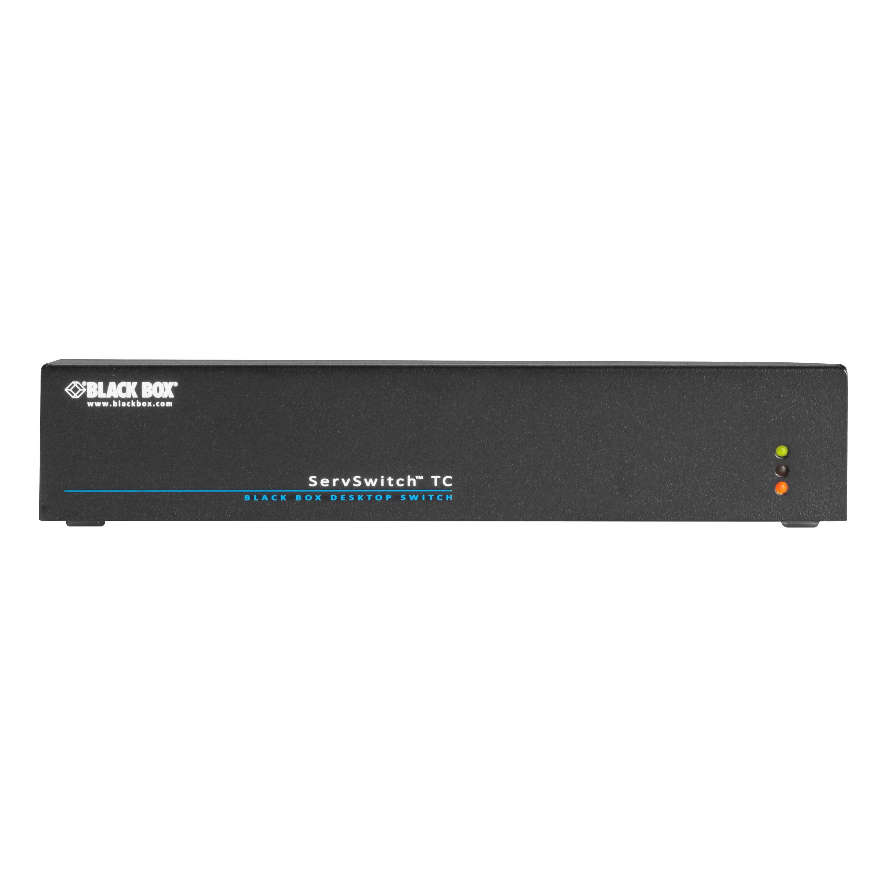 Black Box TC KVM SWITCH W/GLIDE&SWITCH MOUSE 4-PORT 2 HID