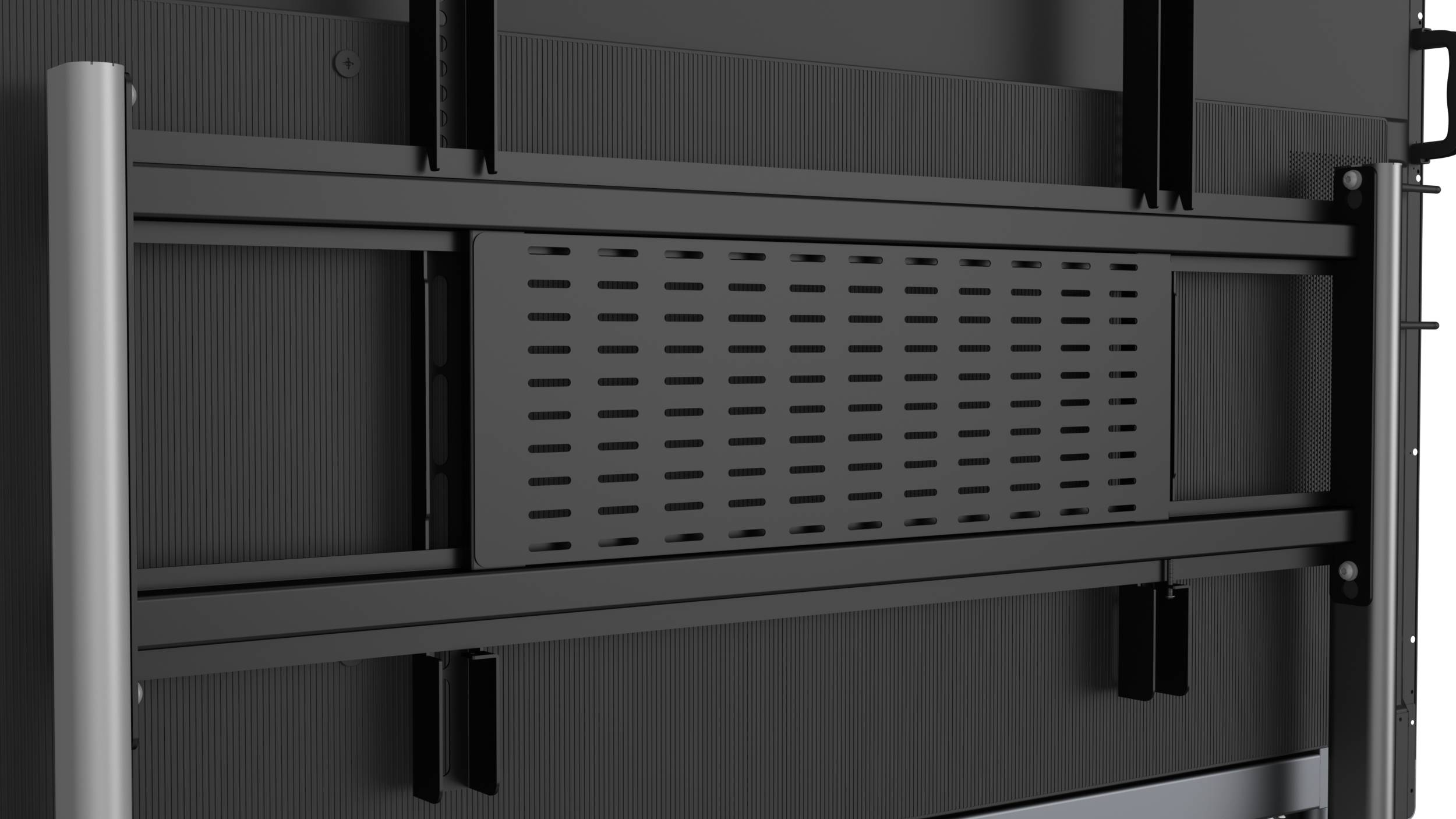 Yealink MB-FS-VESA, Radstand, Schwarz, Flur, 400 x 400,900 x 600 mm, 400 x 400 mm, 900 x 600 mm