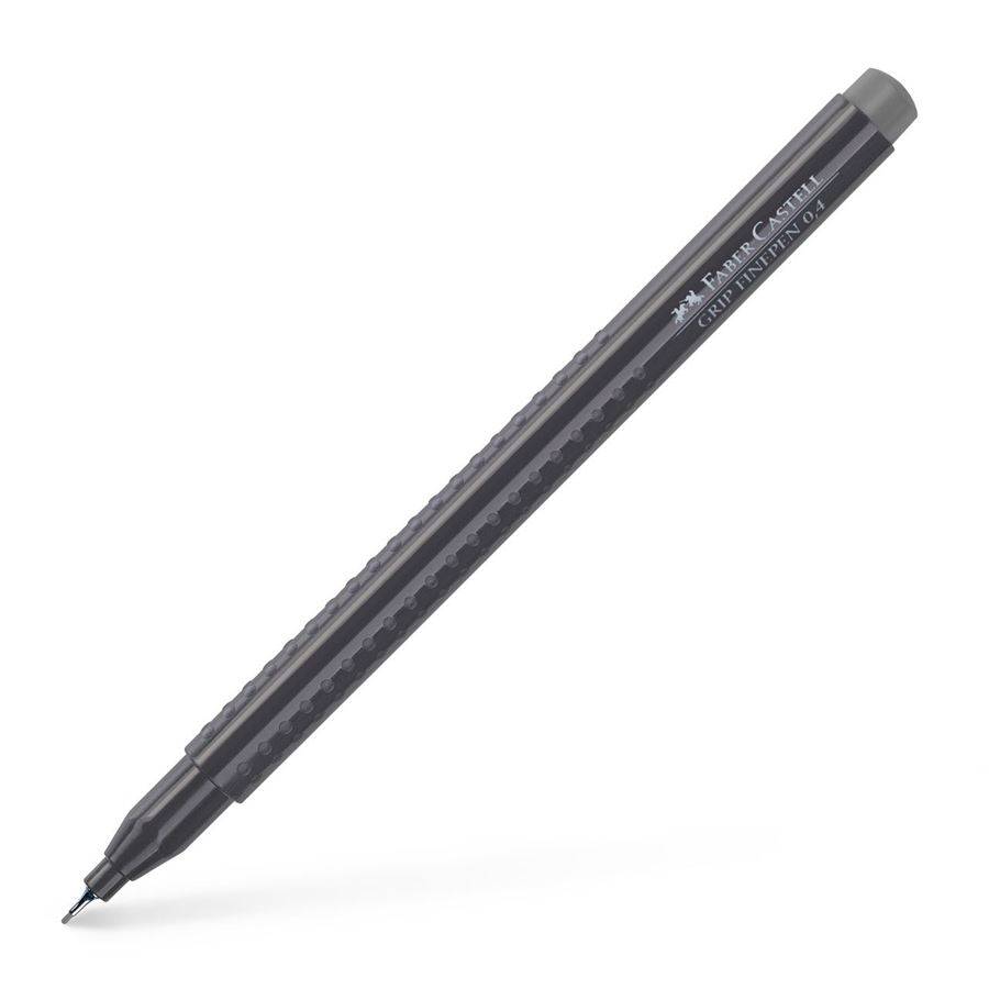 Faber-Castell 151672, Grau, Fein, Schwarz, Grau, Dreieck, Warm grey IV, Tinte auf Lebensmittelfarbstoffbasis