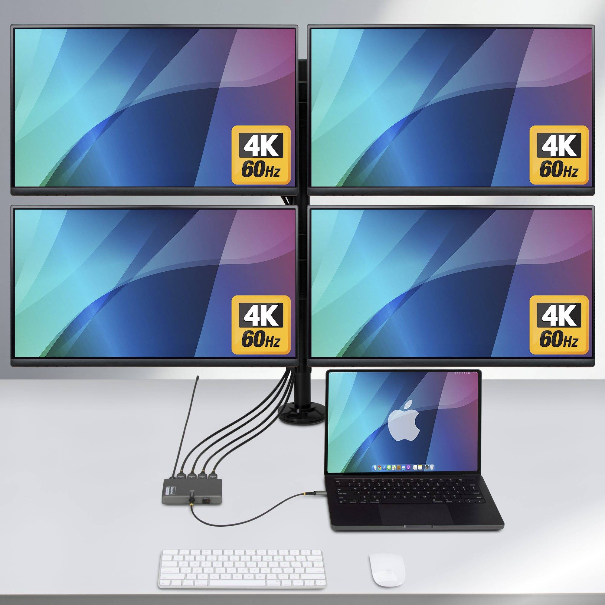 StarTech.com Dockingstation - für LaptopUSB-C - 4 x HDMI - TAA-konform
