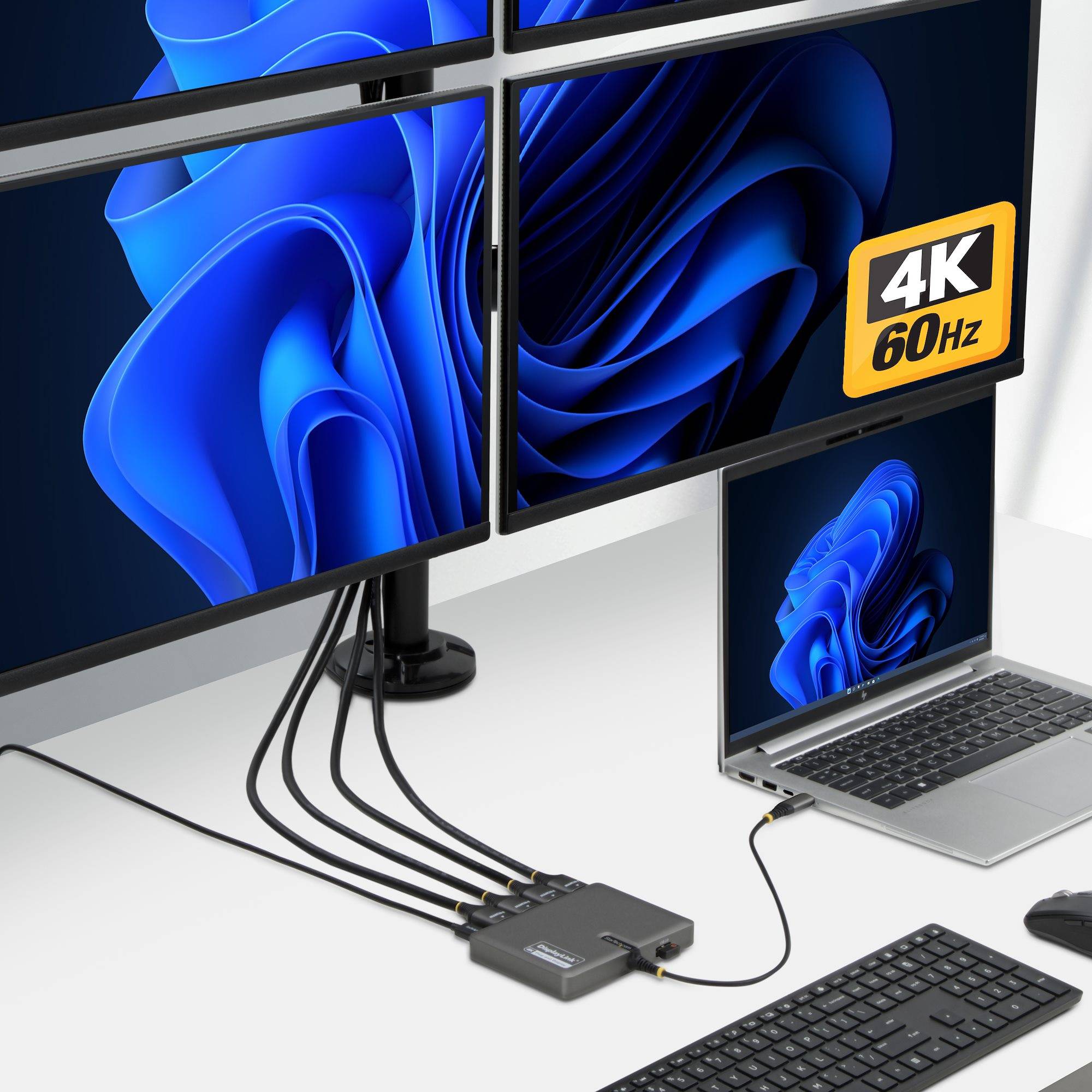 StarTech.com Dockingstation - für LaptopUSB-C - 4 x HDMI - TAA-konform