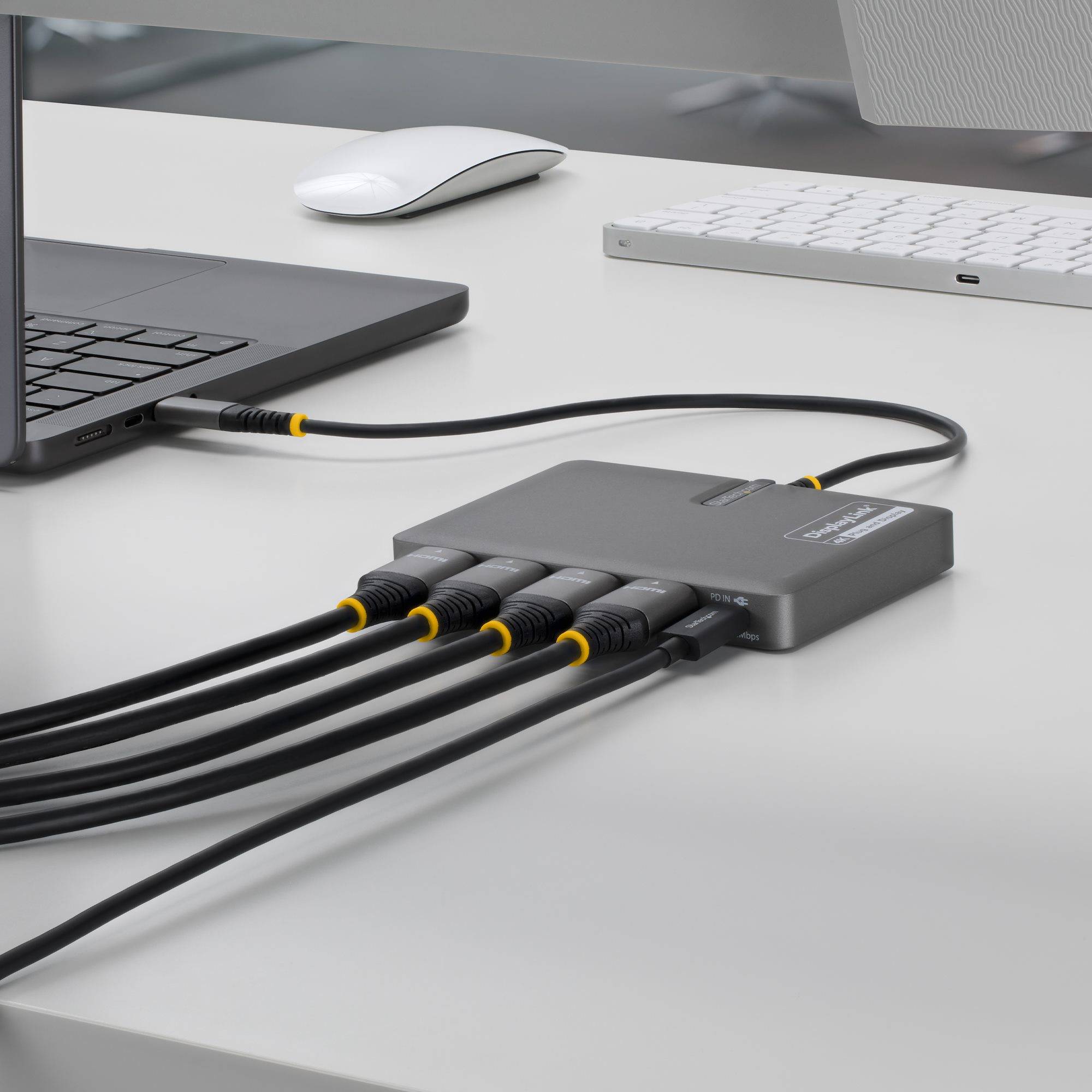 StarTech.com Dockingstation - für LaptopUSB-C - 4 x HDMI - TAA-konform