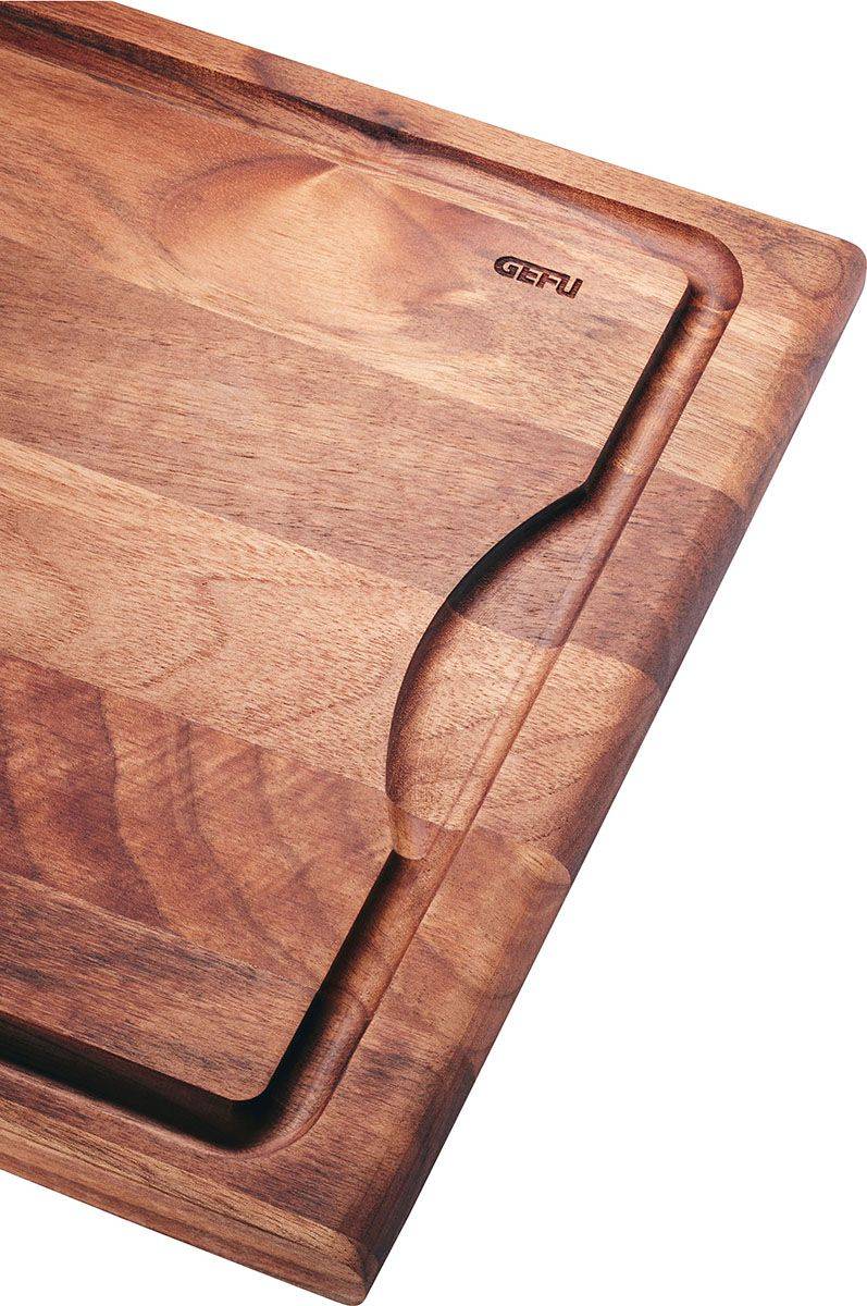 GEFU ENNO, Rechteckig, Holz, Walnuss, Holz, Gekochtes Fleisch, Fisch & Meeresfrüchte, Obst & Gemüse, Europa, 440 mm