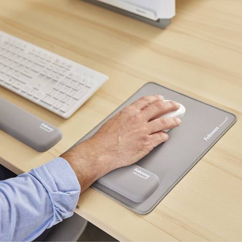 Fellowes Breyta, Silikon, Grau, EN ISO 9241-5, 60 mm, 180 mm, 17,5 mm