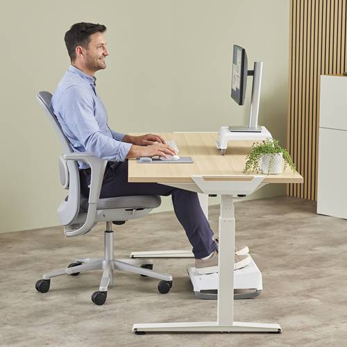 Fellowes Breyta, Silikon, Grau, EN ISO 9241-5, 60 mm, 180 mm, 17,5 mm