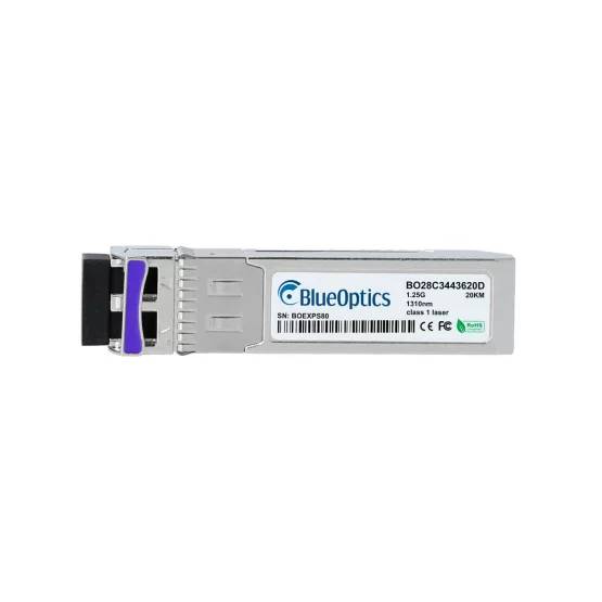 BlueOptics Huawei CSFP-GE-FE-BIDI2 BlueOptics BO28C4334620D cSFP Transceiver, 1000BASE-2BX-D, Singlemode Fiber,