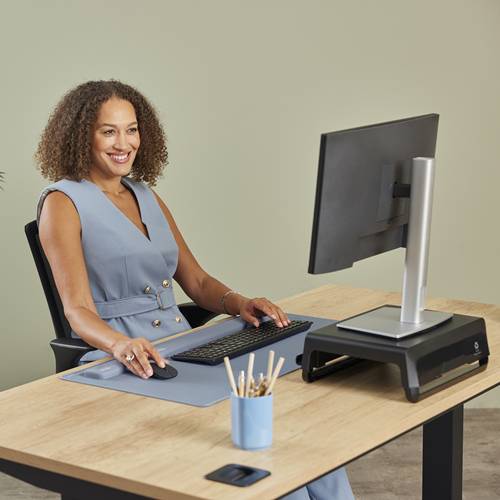 Fellowes Breyta, Silikon, Hellblau, EN ISO 9241-5, 60 mm, 180 mm, 17,5 mm