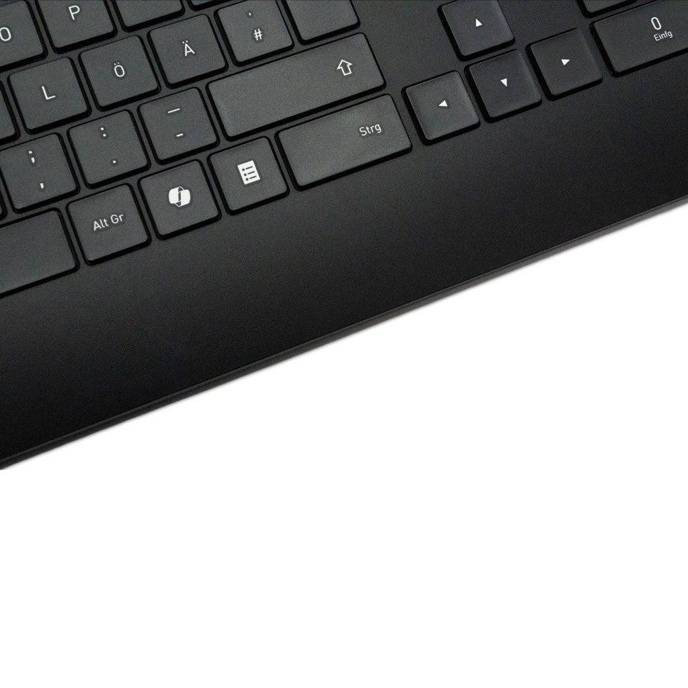TERRA Keyboard 4000 Corded[DE] USB black Copilot QWERTZ kabelgebunden 1 - Tastatur - 105 Tasten
