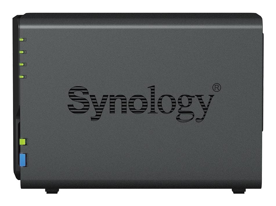 Synology DiskStation DS223 2-bay NAS server empty chassis + 2x4TB WD Red 40EFPX - Storage server - N