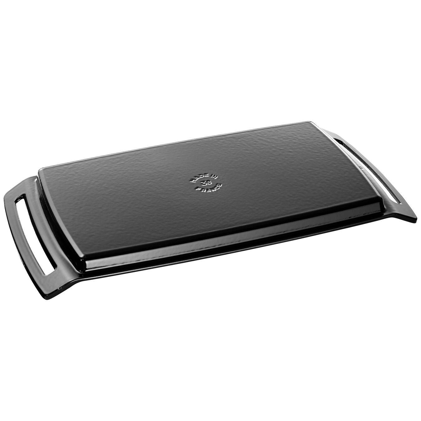ZWILLING STAUB PANS, Einschub, Schwarz, Eisenguss, Eisenguss, Frankreich, Rechteckig