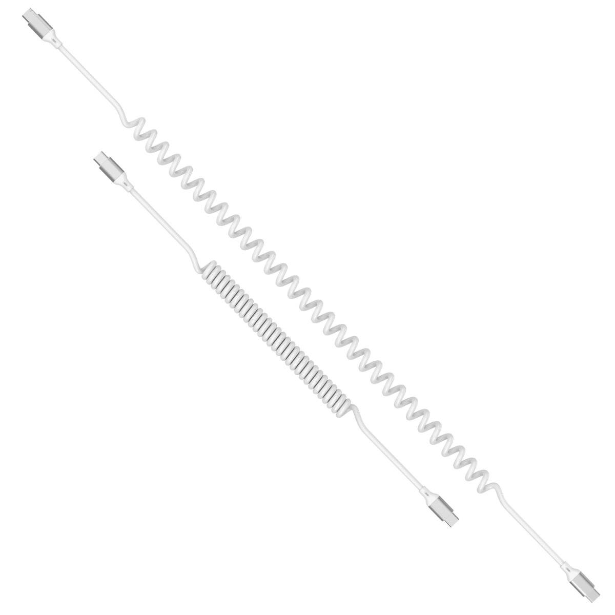4smarts 541601, 1,35 m, USB C, USB C, 0,48 Gbit/s, Weiß