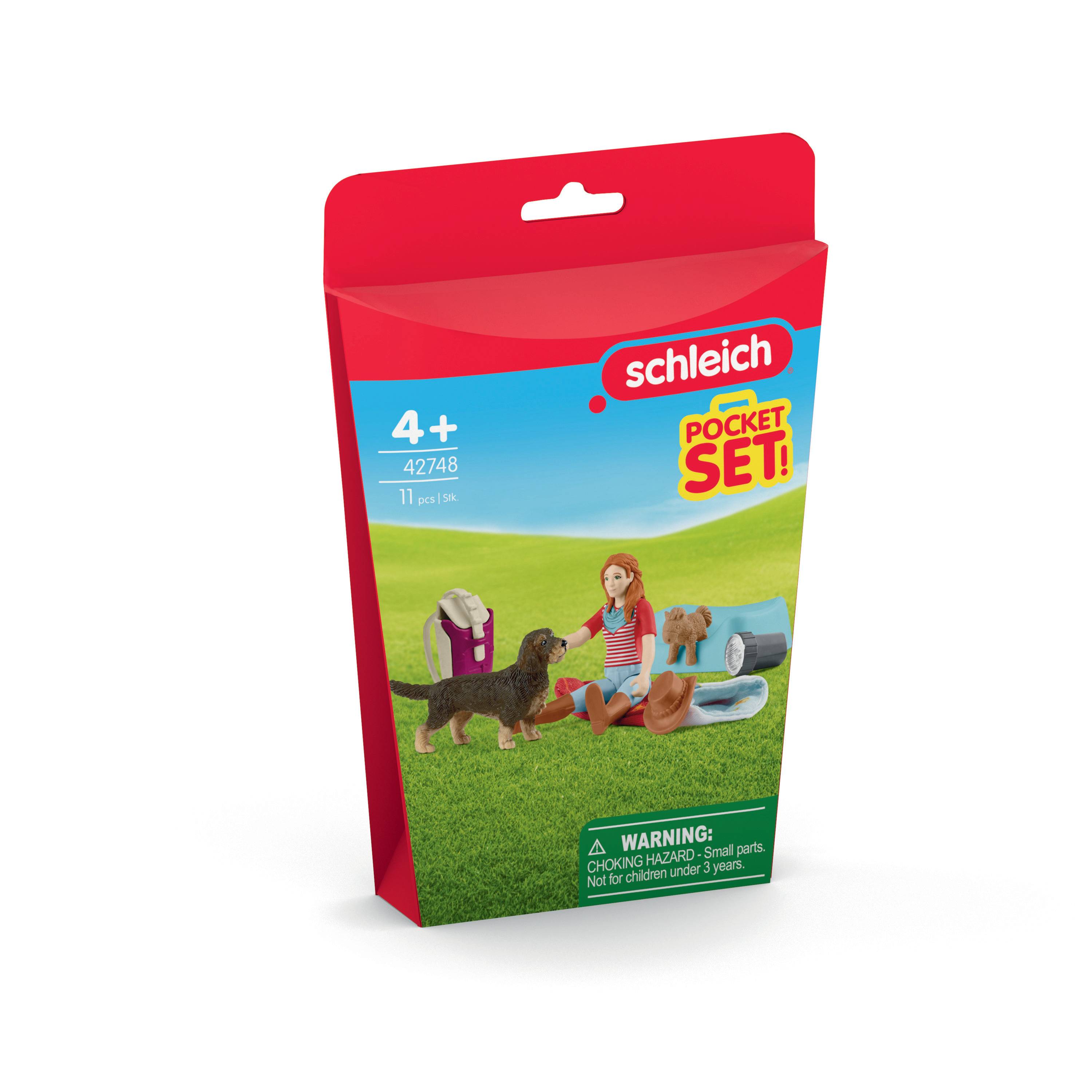 schleich HORSE CLUB Übernachtung mit Hannah, Tier, Horses, Pocket Sets, 5 Jahr(e), Mehrfarbig
