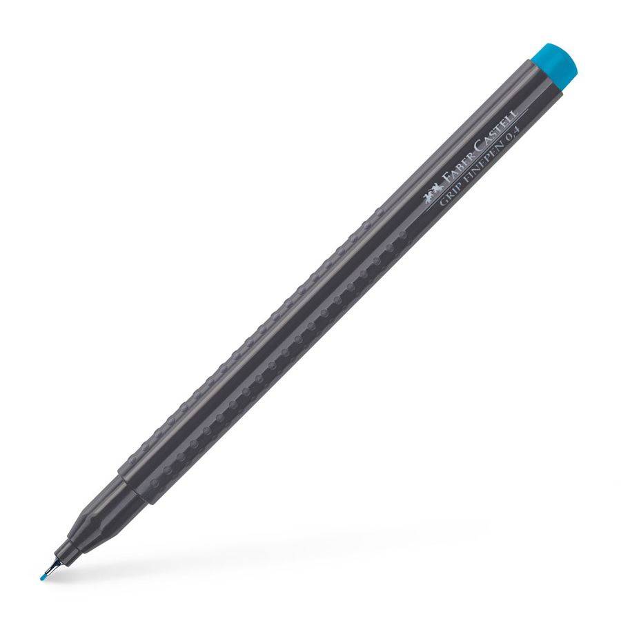 Faber-Castell 151653, Türkis, Fein, Schwarz, Türkis, Cobalt turquoise, Tinte auf Lebensmittelfarbstoffbasis, Metall