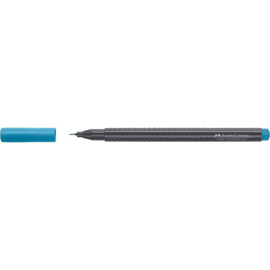 Faber-Castell 151653, Türkis, Fein, Schwarz, Türkis, Cobalt turquoise, Tinte auf Lebensmittelfarbstoffbasis, Metall