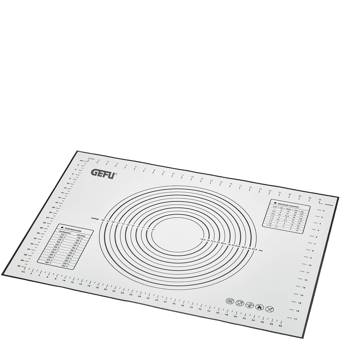 GEFU PAD, Backmatte, Silikon, Elfenbein, -40 - 230 °C, 500 mm, 700 mm