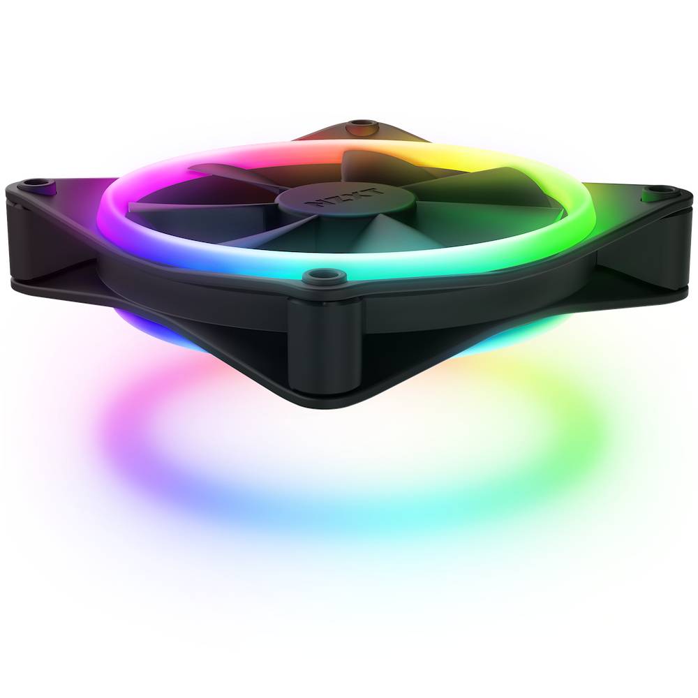 NZXT F Series F120 RGB DUO Triple Pack - Gehäuselüfter - 120 mm - Schwarz (Packung mit 3)