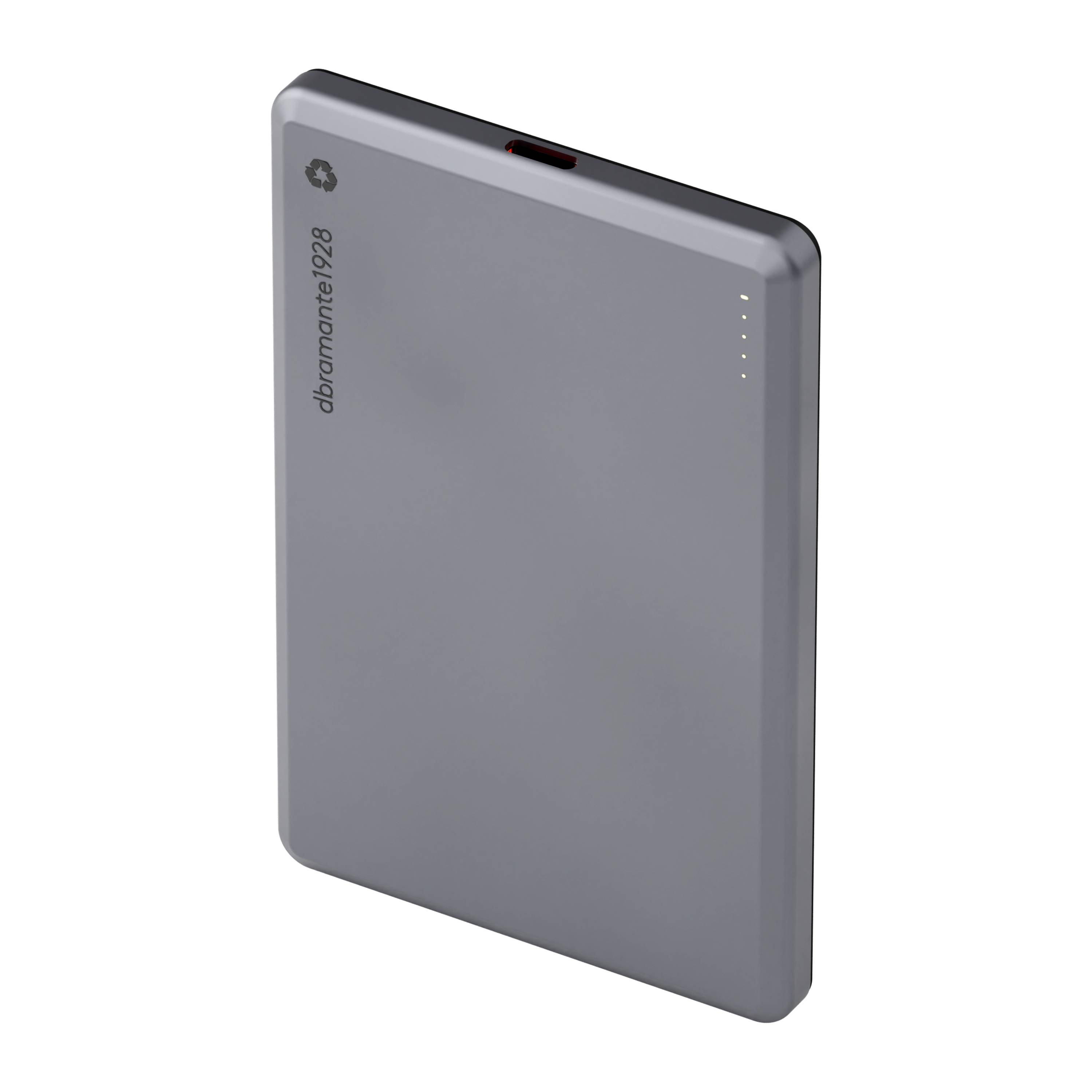 dbramante1928 re-charge - Powerbank - MagSafe - 5000 mAh - 20 Watt - Apple 2.4A, BC 1.2, PD 2.0, PD