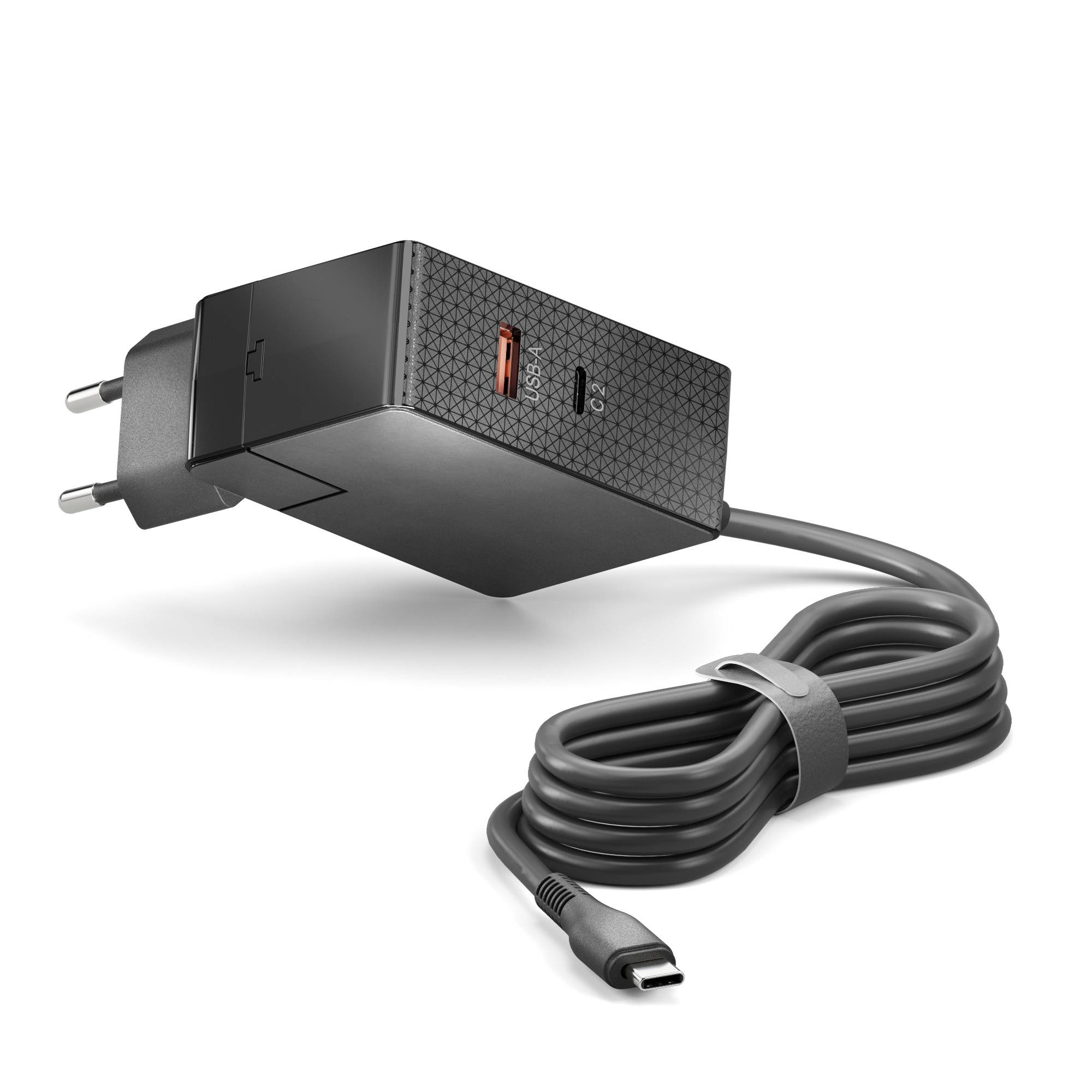 Vuelogic USB-C/USB-A GaN VL-PSU110 Ladegerät 3Port 100W PD schwarz Unterhaltungselektr. Zubehör