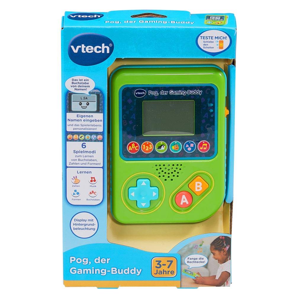 VTech Pog, der Gaming-Buddy, 3 Jahr(e), 190 g, Grün