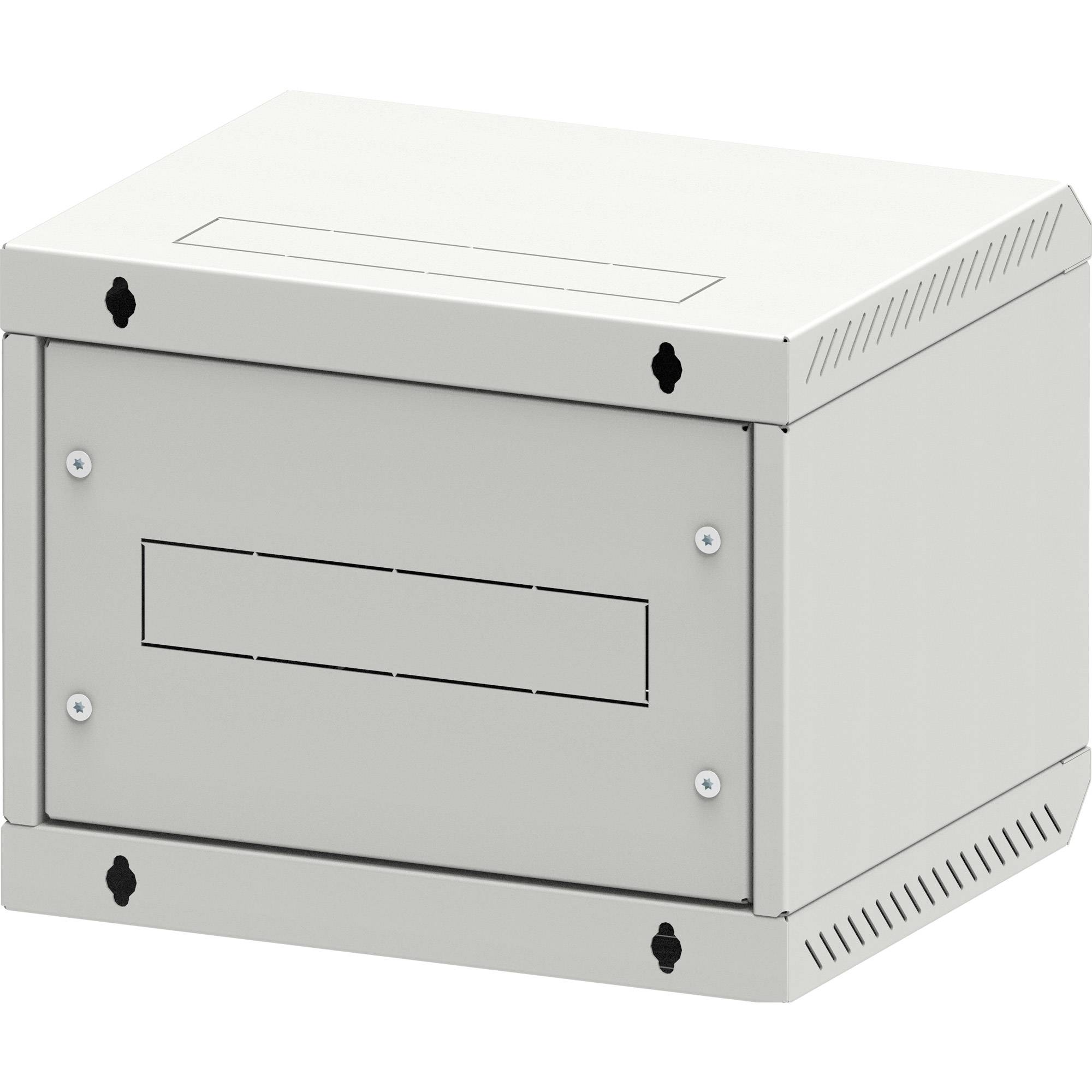 Triton RBA-04-CS3-CAX-C1 10 Wandschrank 4HE, mit Vollblechtür, grau Netzwerk-Infrastruktur RBA 10