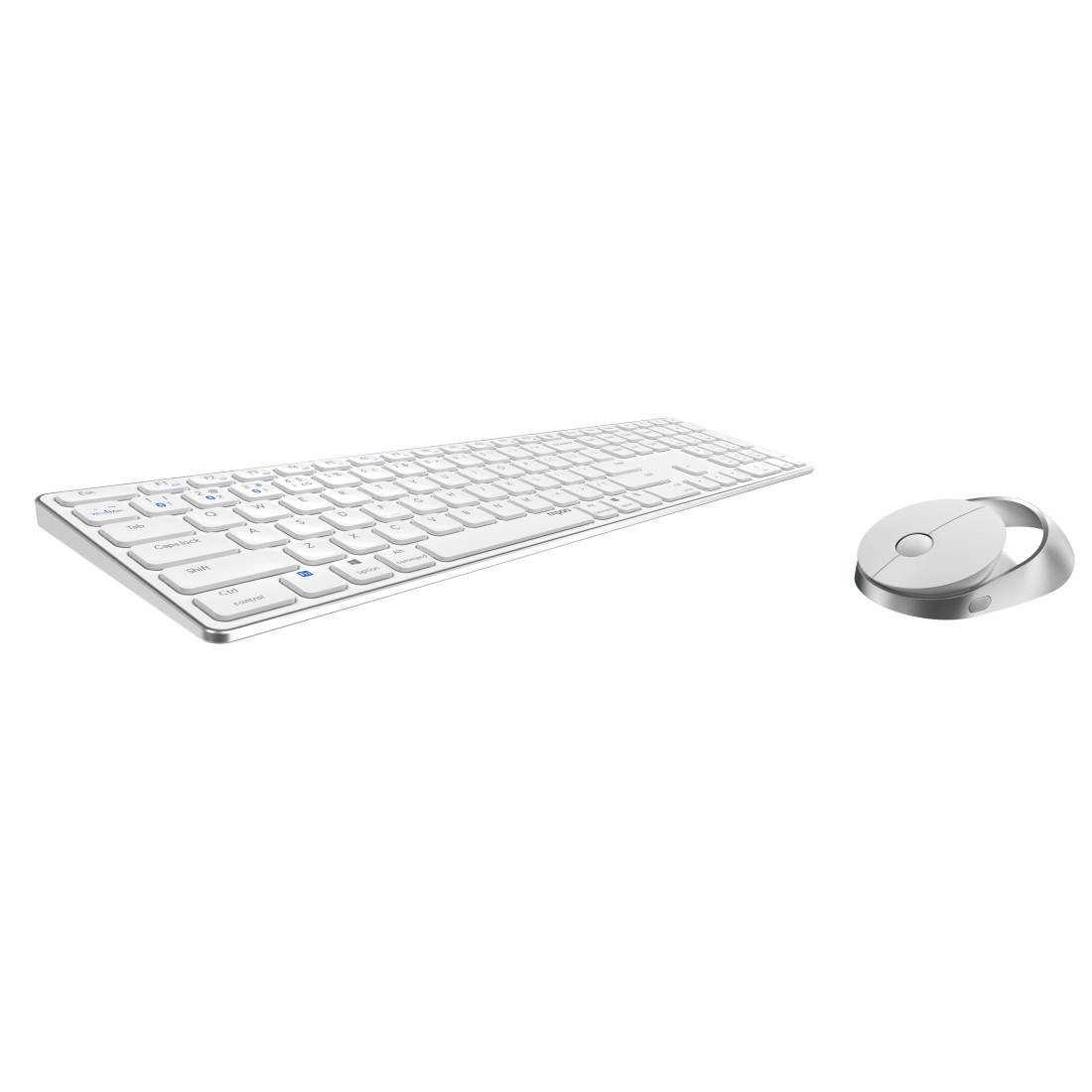 Rapoo Kabelloses Multi-Mode-Deskset "9850M" - weiß - QWERTZ