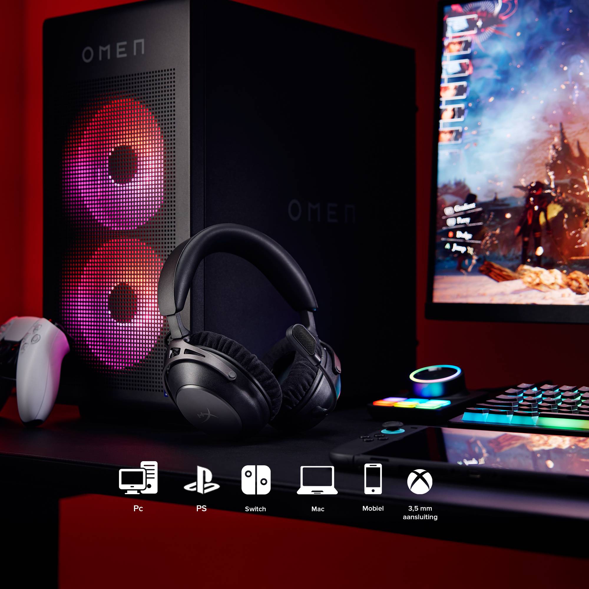 Kingston HyperX Cloud Alpha 2 - Headset - ohrumschließend