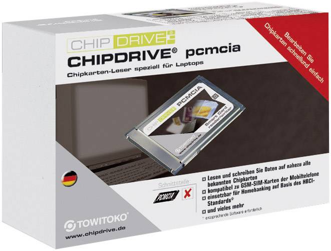 Chipdrive pcmcia pro Chipkartenleser