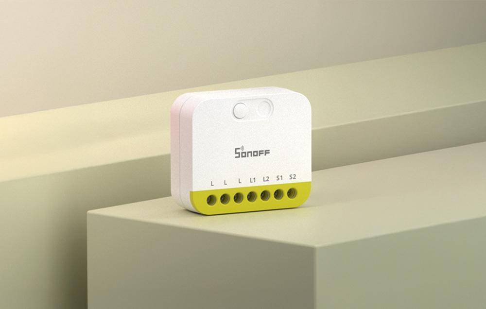 Zweikanal-Minischalter ohne N Sonoff MINI-ZB2GS-L ZigBee