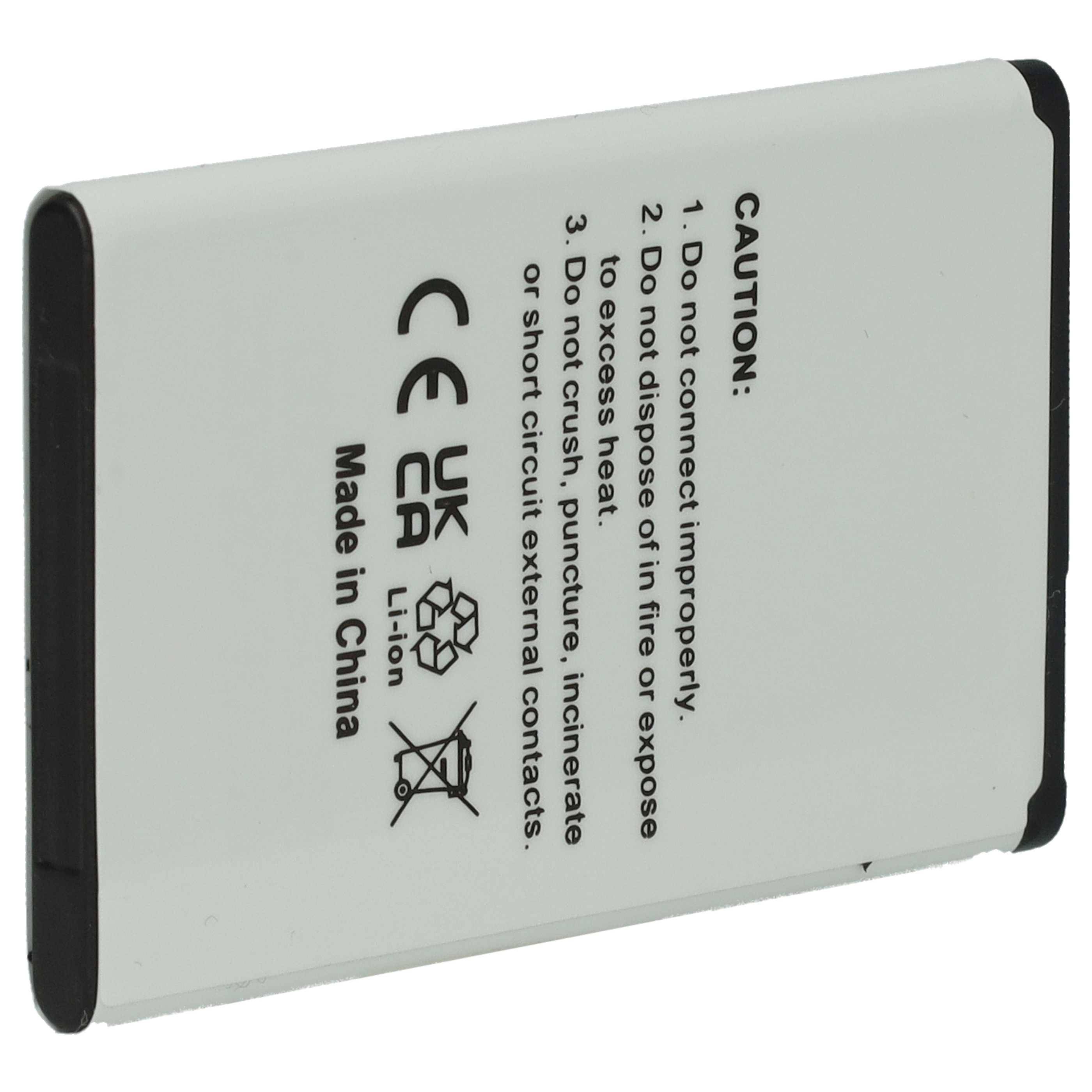 vhbw 5x Akku kompatibel mit Hyundai MB-121 Handy Smartphone Telefon (900 mAh, 3,7 V, Li-Ion)