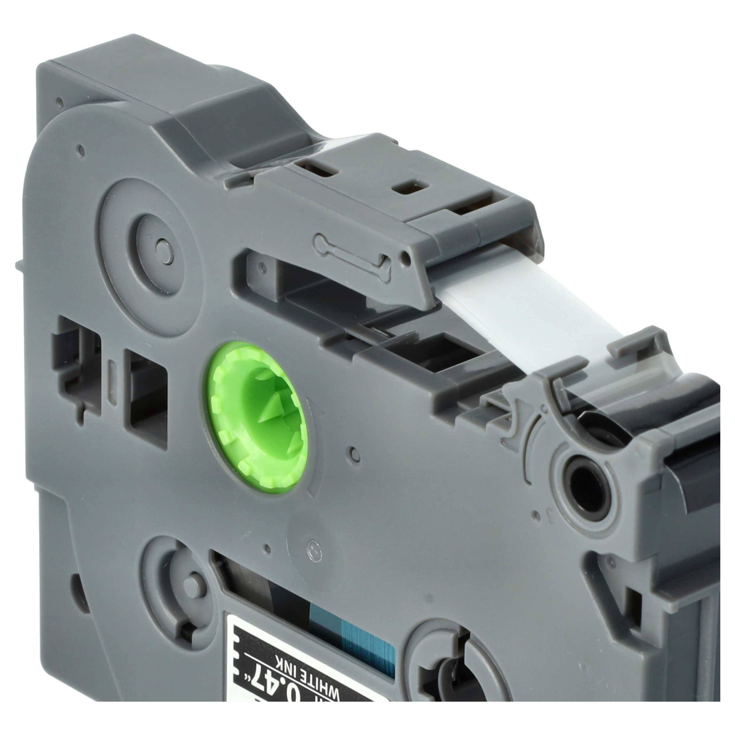 vhbw 5x Schriftband-Kassette Ersatz für Brother TZE-335, TZ-335 für Etiketten-Drucker 8m x 12mm Weiß auf Schwarz
