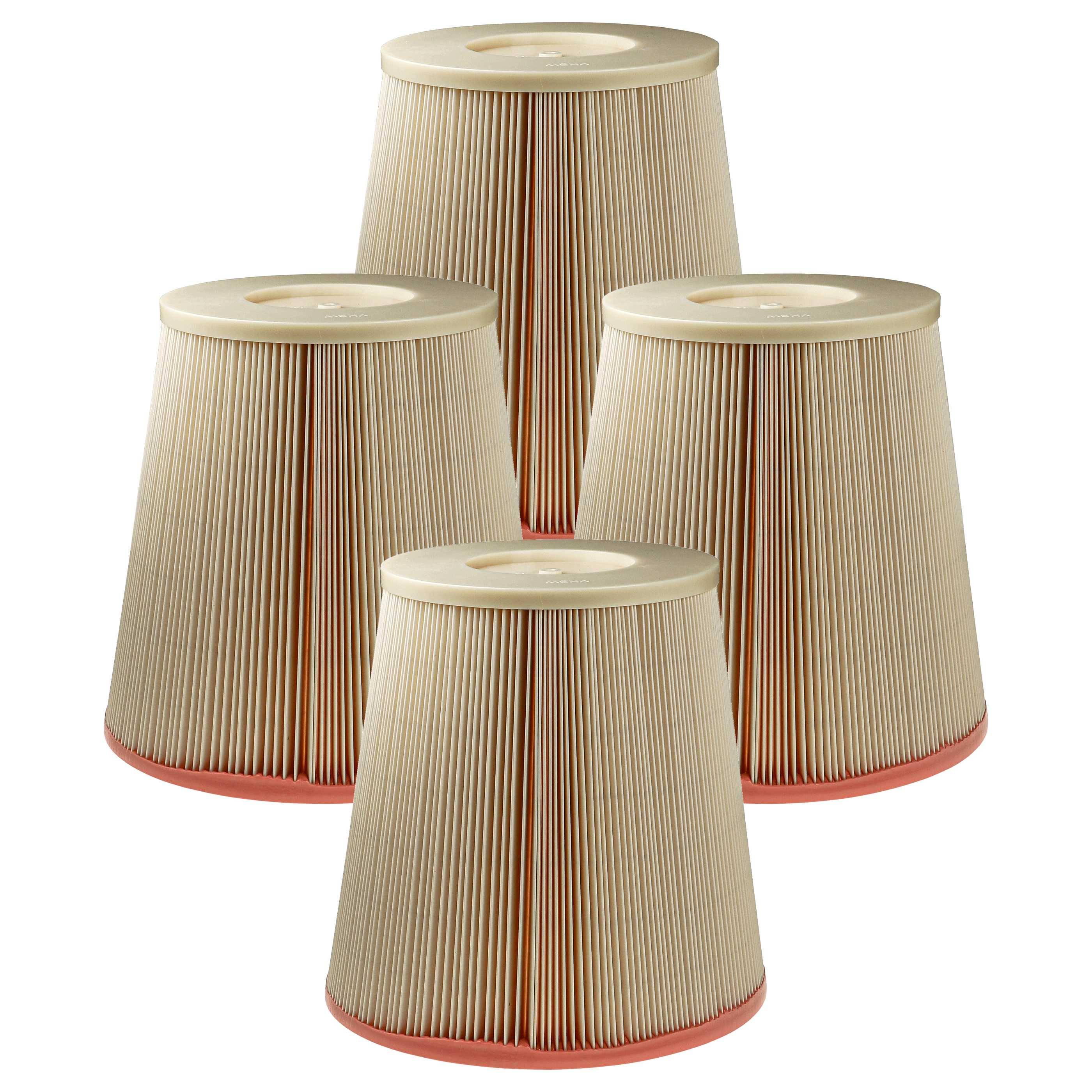 vhbw 4x HEPA 13 Filter kompatibel mit Dustcontrol AirCube 500 Luftreiniger - Ersatz-Filter