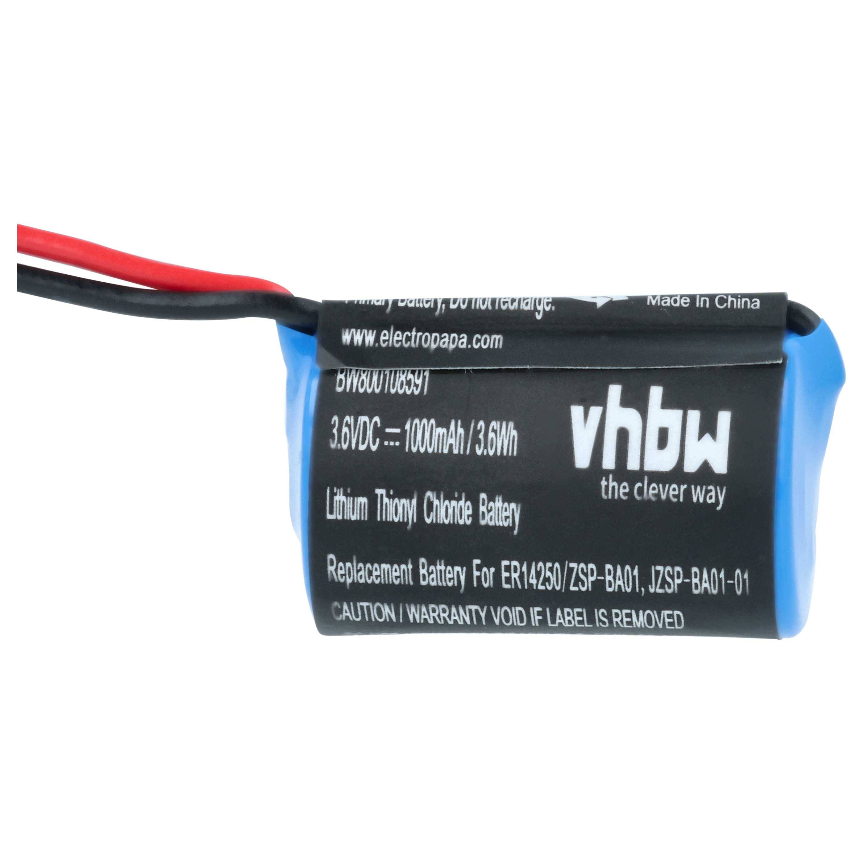 vhbw 5x Batterie kompatibel mit Omron Sigma II/V Servo Driver, Sigma II, Sigma 2 absolute encoder Steuereinheit (1000