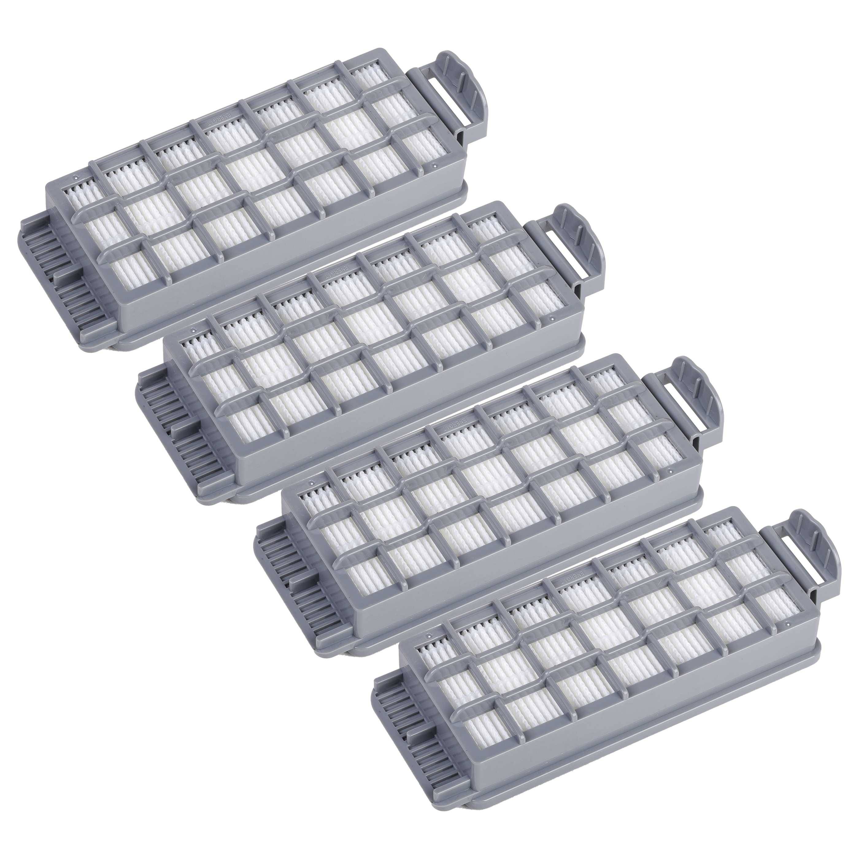 vhbw 4x Staubsaugerfilter kompatibel mit Kärcher CV 30/2 Bp Staubsauger - HEPA-Filter Grau