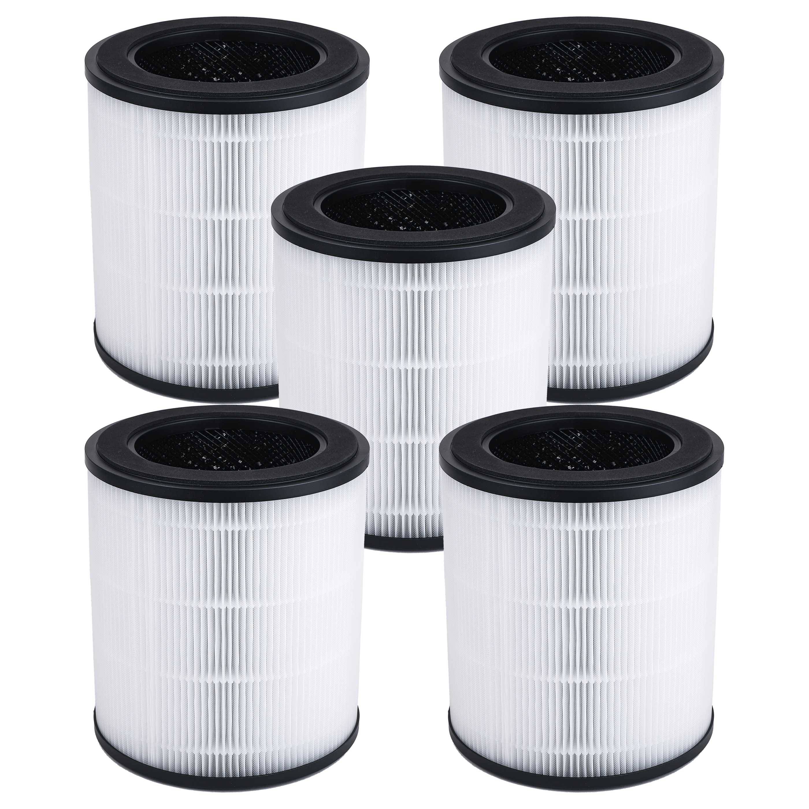 vhbw 5x Luftilter kompatibel mit Rowenta Pure Air City PU2840 Luftreiniger - Kombifilter