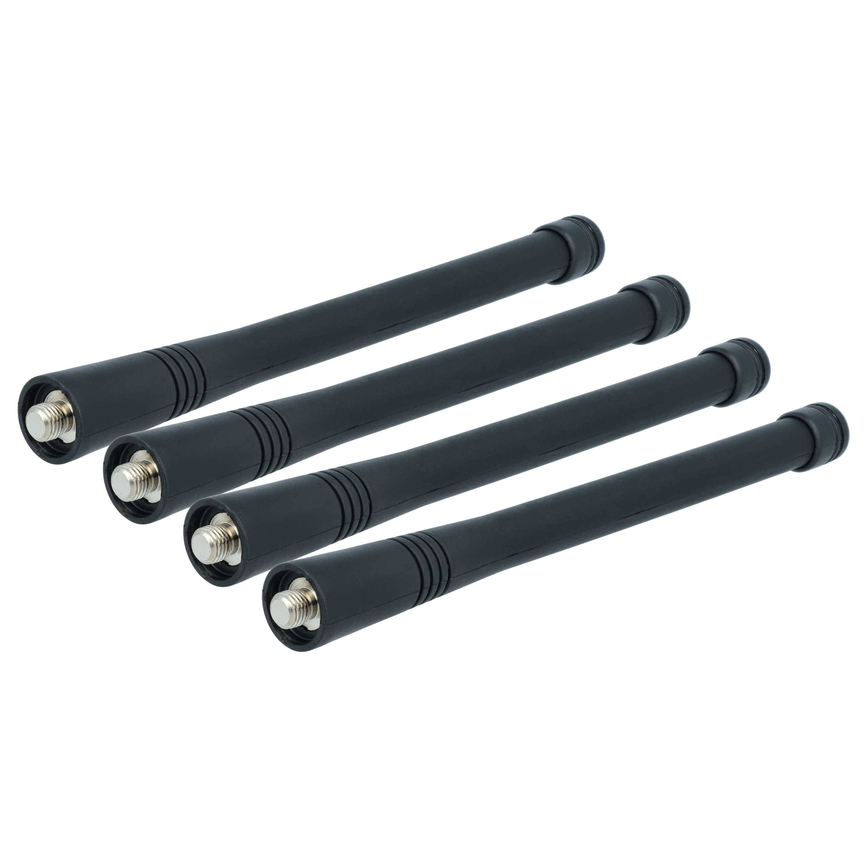 vhbw 4x Antenne kompatibel mit Motorola GP388, GP640, GP88 S, HT10, HT1250, GP680, GP88, GP73, GP600, GP68 Funkgerät -