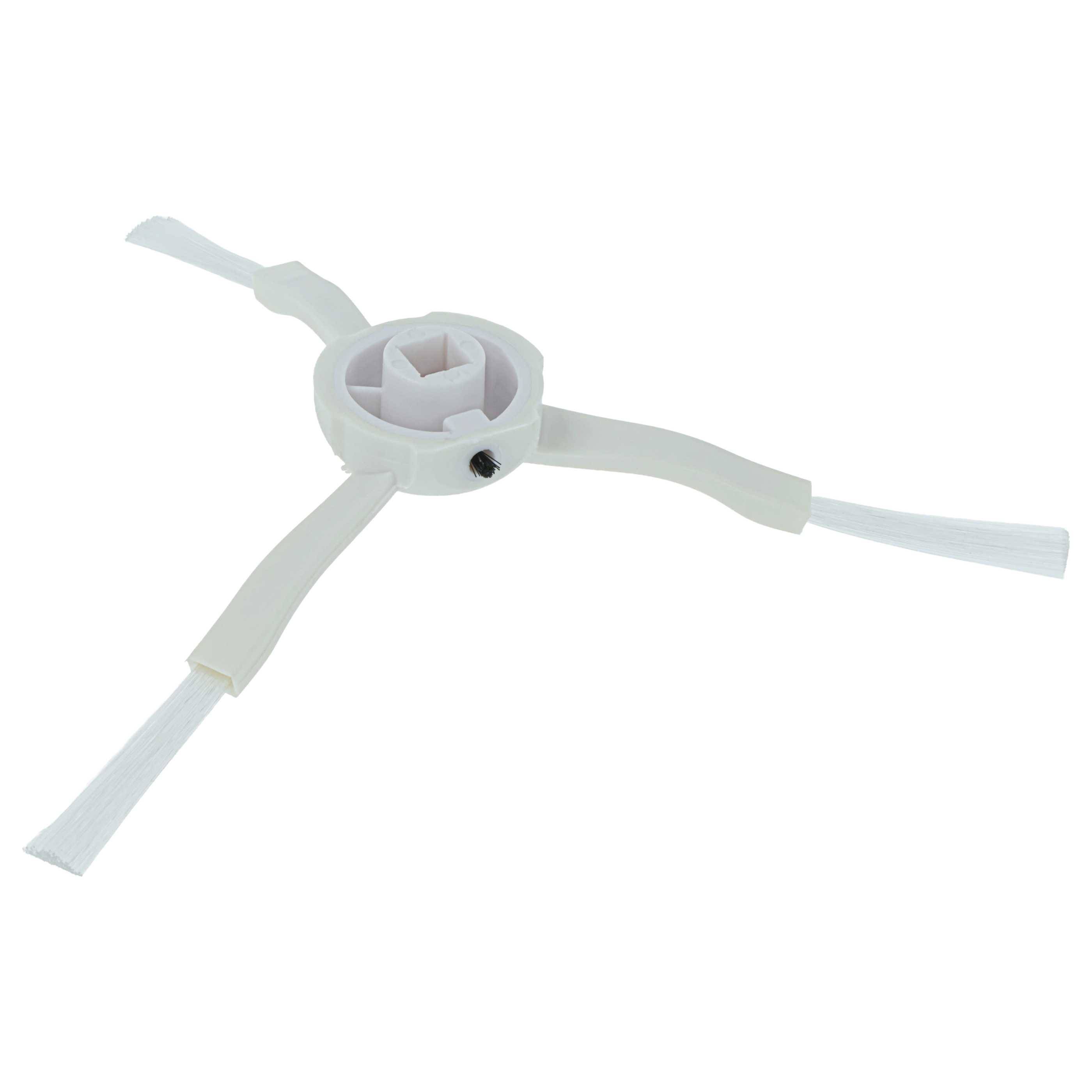 vhbw 2x Seitenbürste kompatibel mit Dreame D9, F9 Saugroboter - Reinigungsbürsten Set, weiß