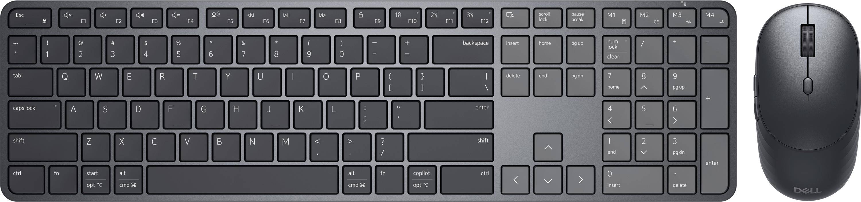 Dell Pro 7 KM726 - Tastatur-und-Maus-Set - Slim
