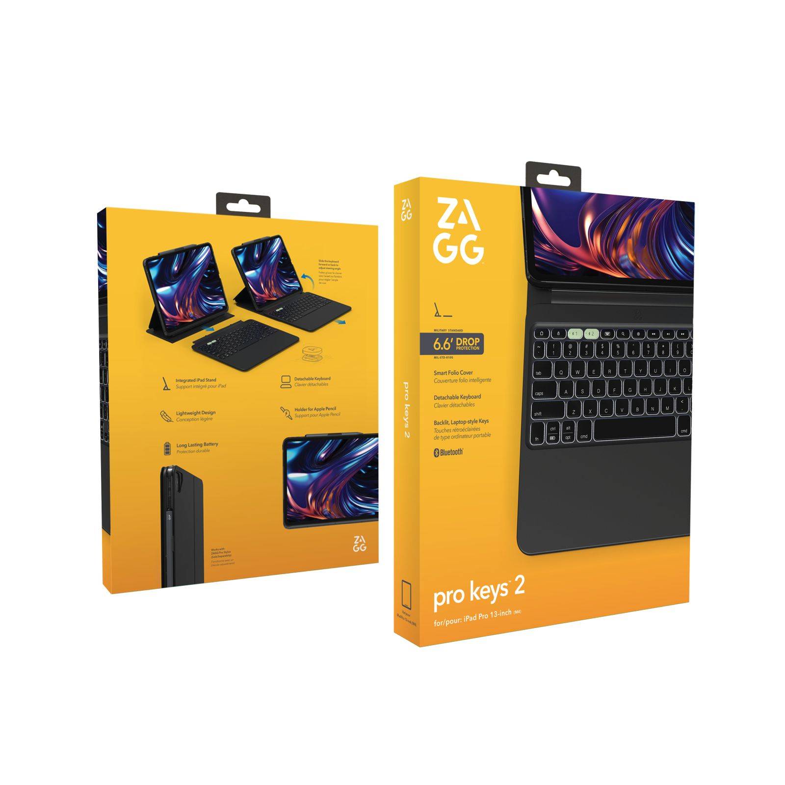 ZAGG KBPRO KEYS 2IPAD PRO 13 (M4) IPAD M5 BLACKUK (103414675)