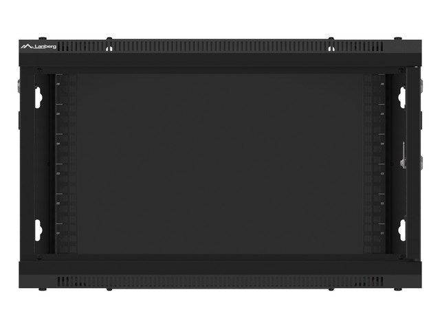 LANBERG 19 6U 600x600 Wandgeh. Metalltür V2 (FlatPack) sw Multimedia-Technik Wandgehäuse 19