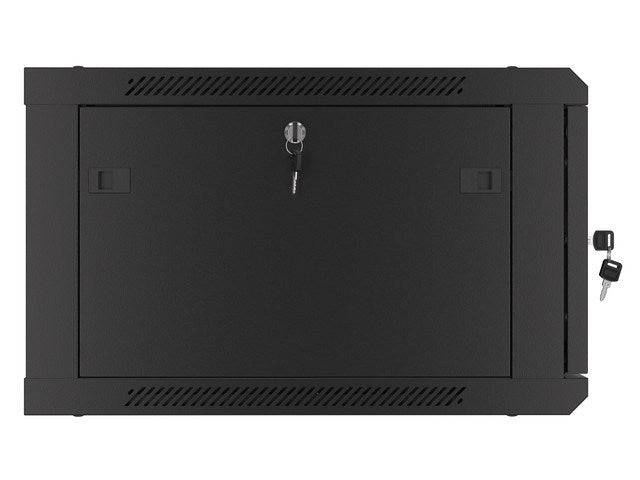 LANBERG 19 6U 600x600 Wandgeh. Metalltür V2 (FlatPack) sw Multimedia-Technik Wandgehäuse 19