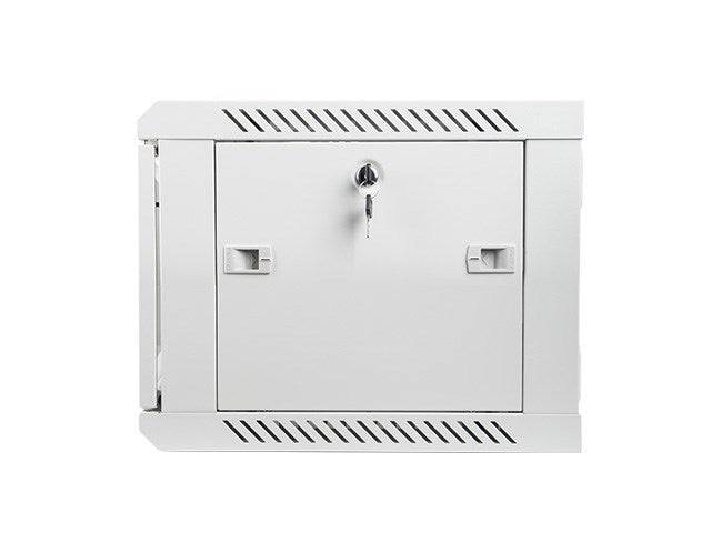 LANBERG 19" 6U 600x450 Wandgehäuse Glastür (FlatPack) grau