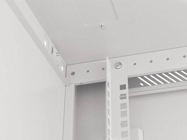 19" 600x600 WANDMONTIERTER rack EINBAUSCHRANK gr - Rack - Rack