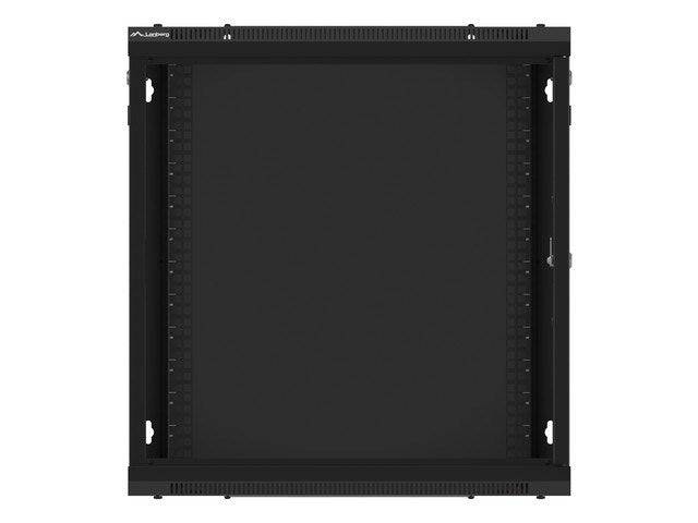 19" 600x450 Wandgehäuse Metalltür FlatPack sw - Rack