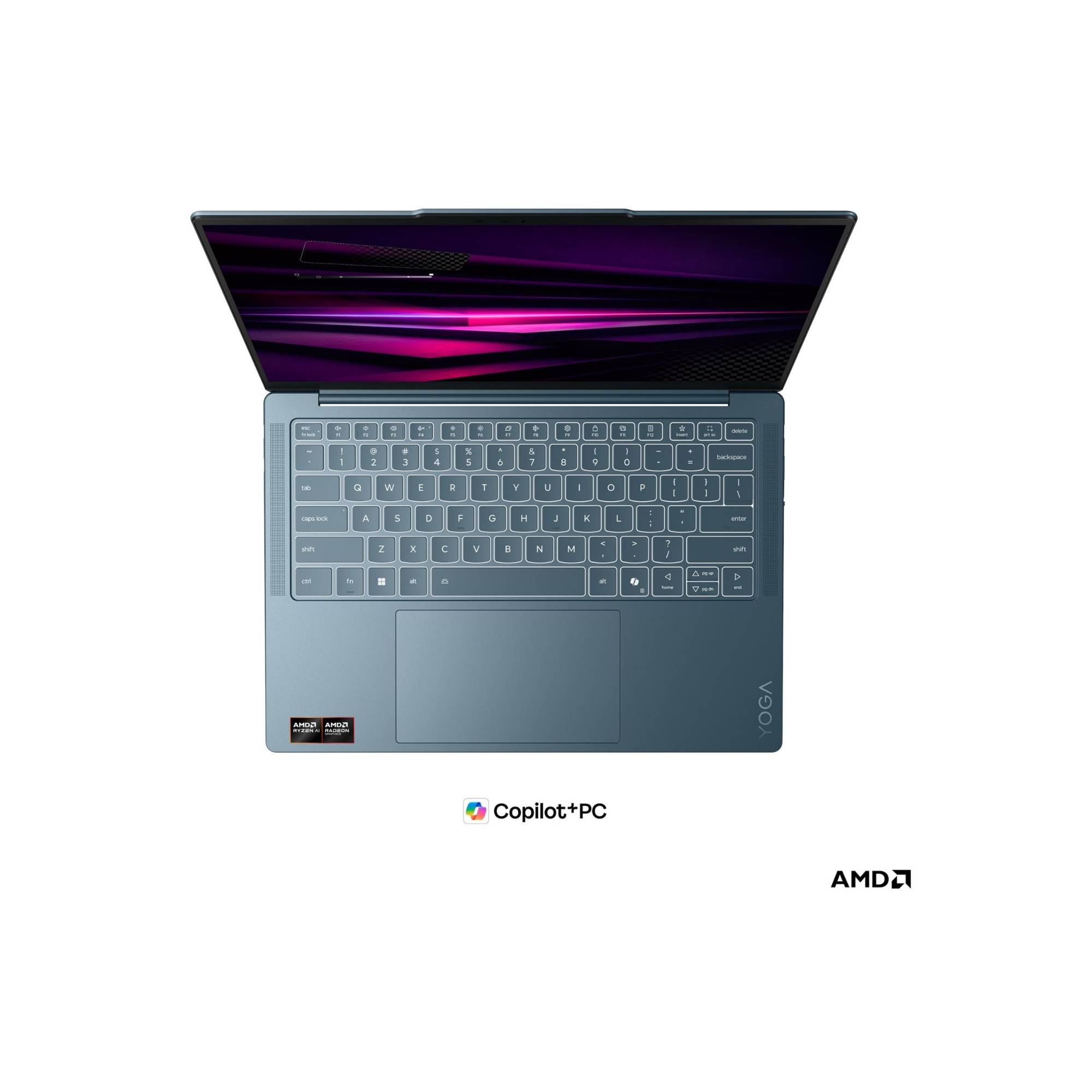 Lenovo Yoga Slim 7 14AGP11 83QS - AMD Ryzen AI 5 430 / 2 GHz - Win 11 Home - Radeon 840M - 16 GB RAM