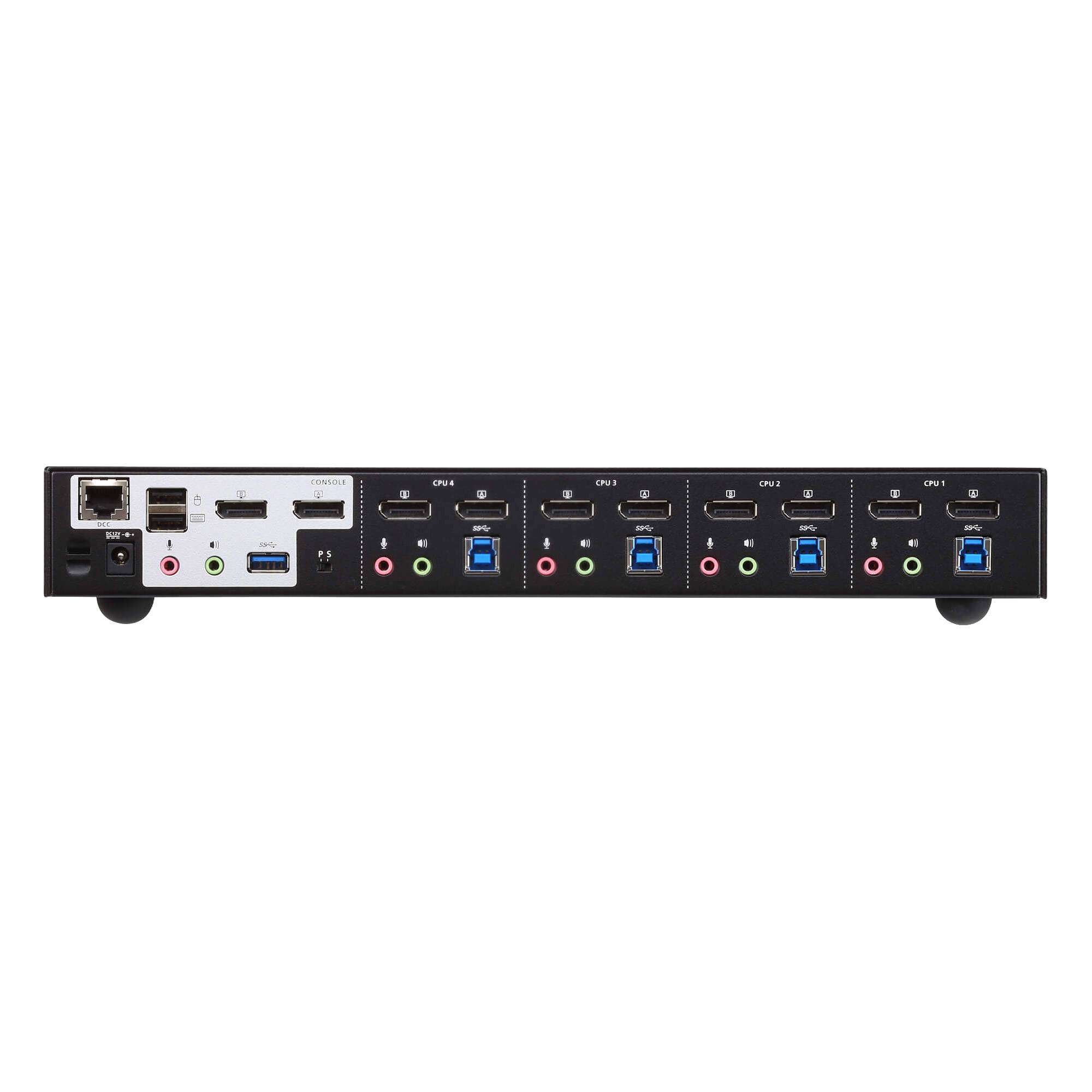 ATEN CS1944DPA KVMP-Switch 4-fach Dual-Display, DisplayPort, USB 3.0, 8K