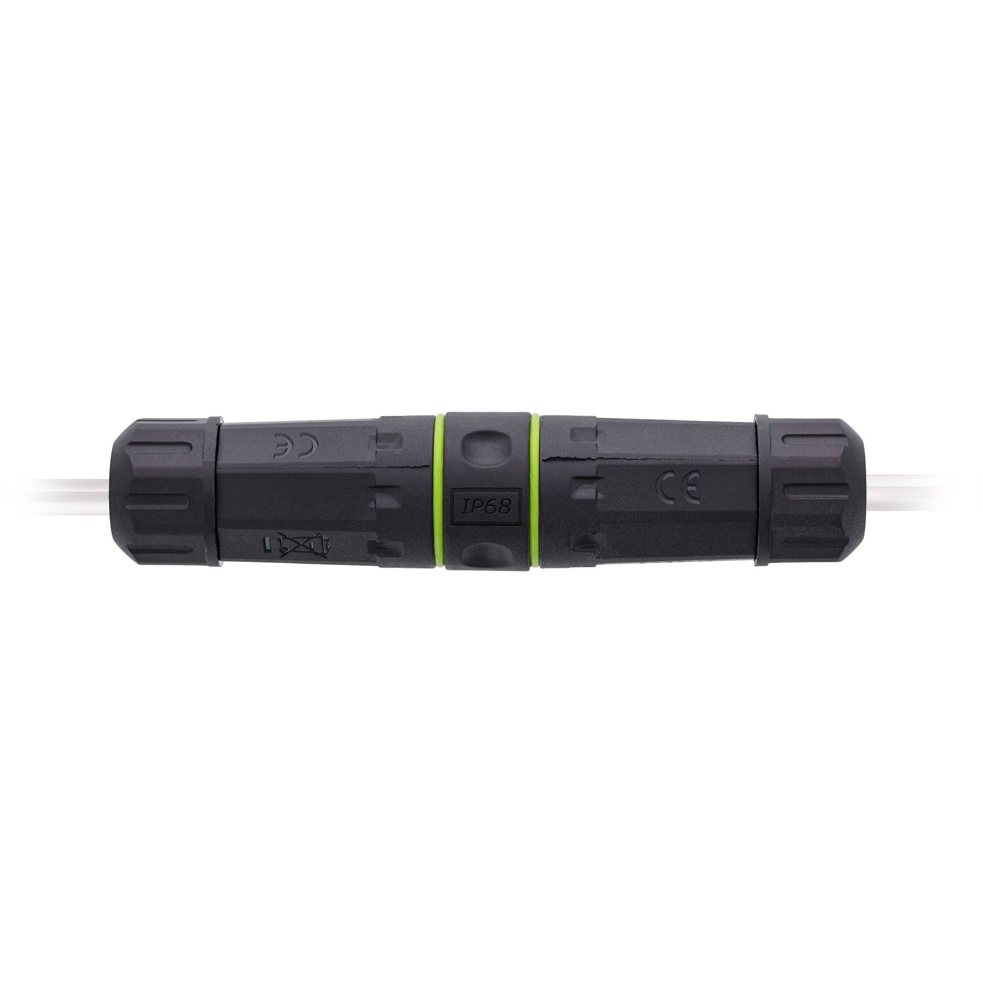 InLine® LWL-Kupplung SC, IP68, 2x2 SC Buchse, Outdoor, M20 Adapter / Konverter IP68 Wasserdichte