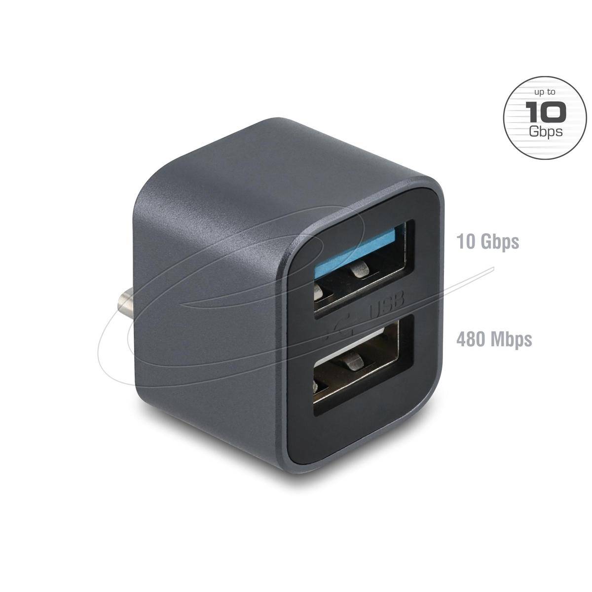 64359 - Delock Mini USB Hub USB Type-C™...