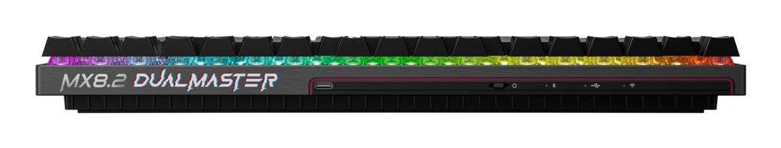 CHERRY XTRFY MX 8.2 Wireless Tastatur RGB DE MX Silb TKL 80% Eingabe / Ausgabe Mäuse &amp; Tastaturen