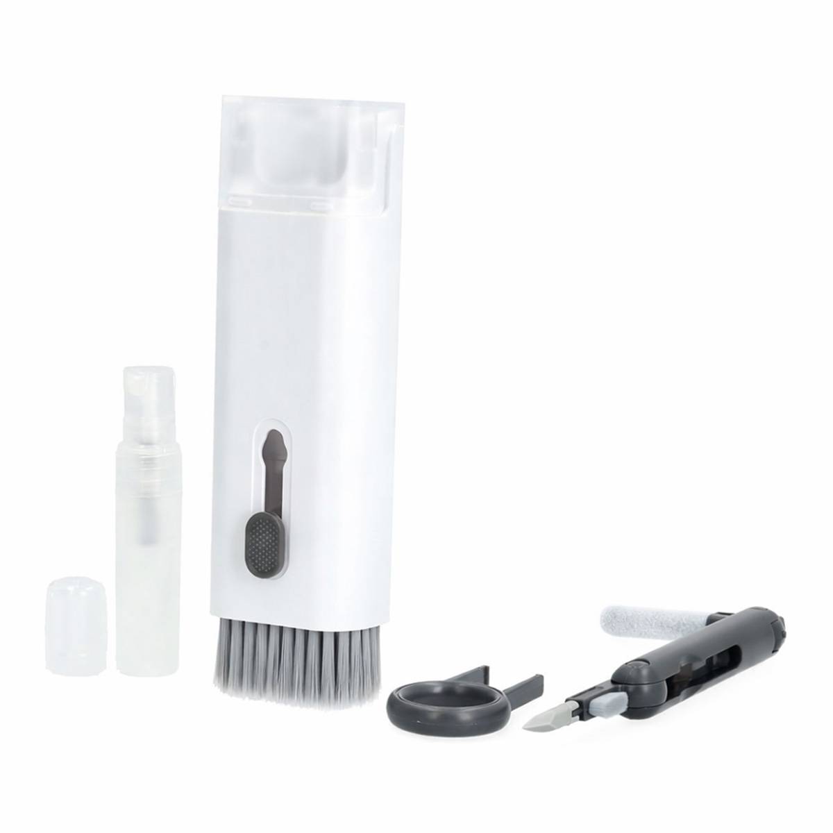 7-in-1 Reinigungskit 5ml für Bildschirm Ohrhörer und Tastatur Schwarz/Weiß