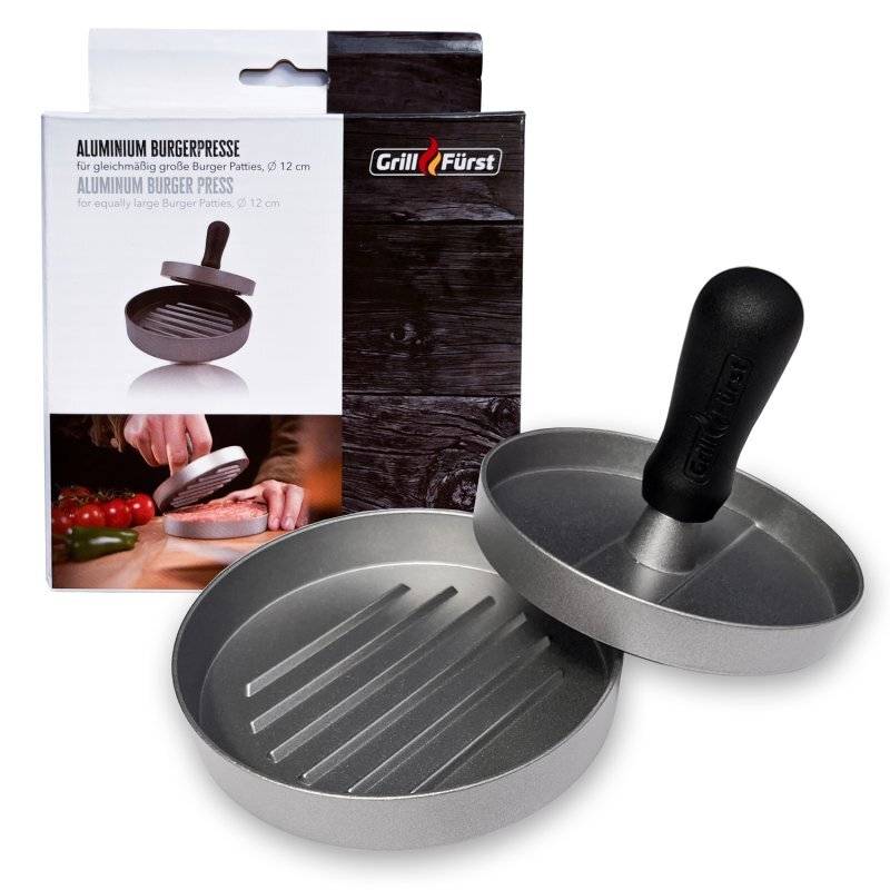 Grillfürst Burgerpresse Aluguss 11,5 cm